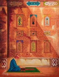 S. A. Noory, 18 x 24 Inch, Acrylic on Canvas, Cityscape Painting, AC-SAN-232 S. A. Noory, 18 x 24 Inch, Acrylic on Canvas, Cityscape Painting, AC-SAN-232